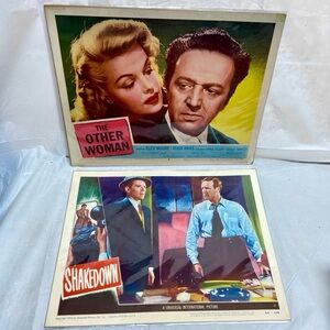 The Other Woman (1954) and Shakedown (1950) Movie Posters